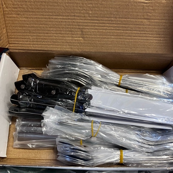 Stainless Steel and Black Handle Cutlery Set - Picture 7 of 12